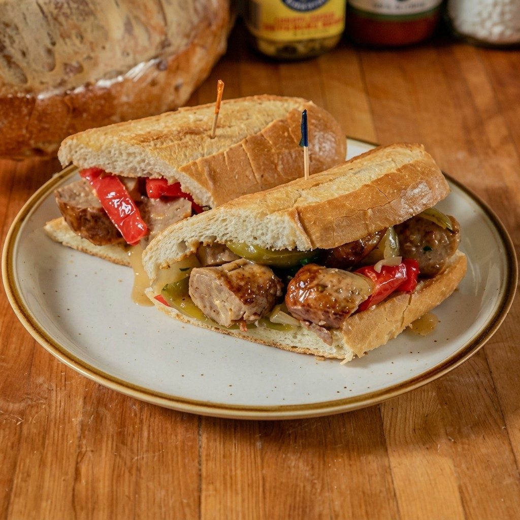 Sausage & Pepper Hero.