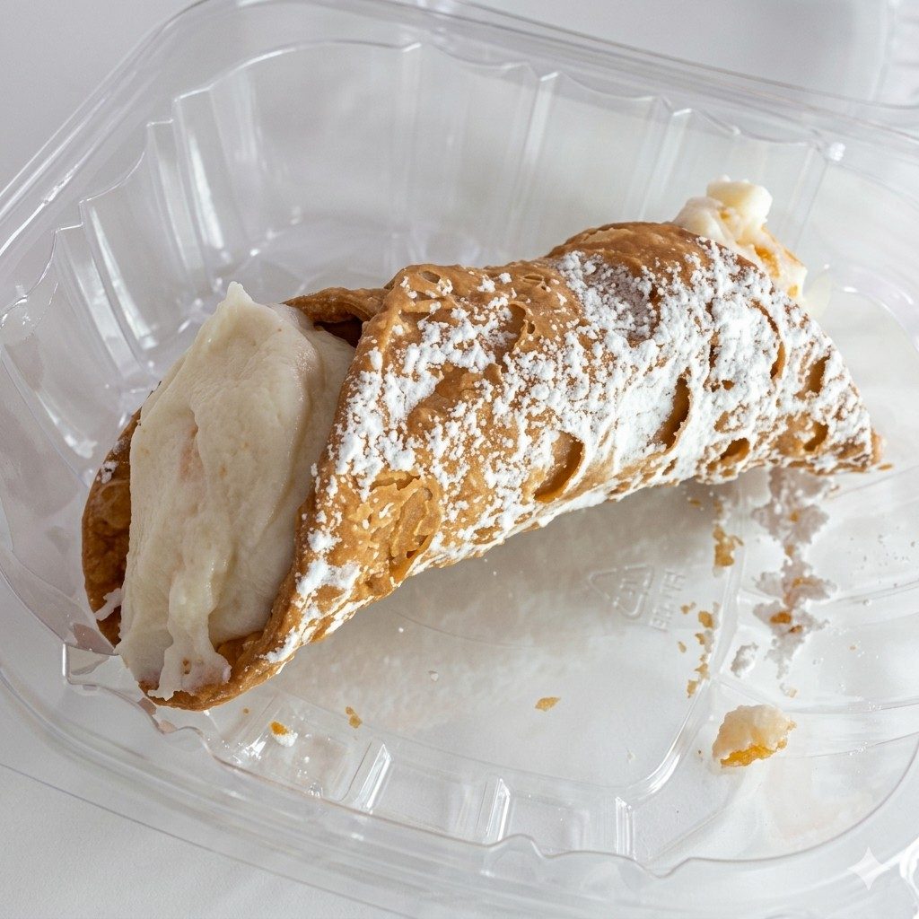 Fresh Stuffed Cannoli.