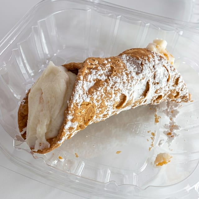 Fresh Stuffed Cannoli.