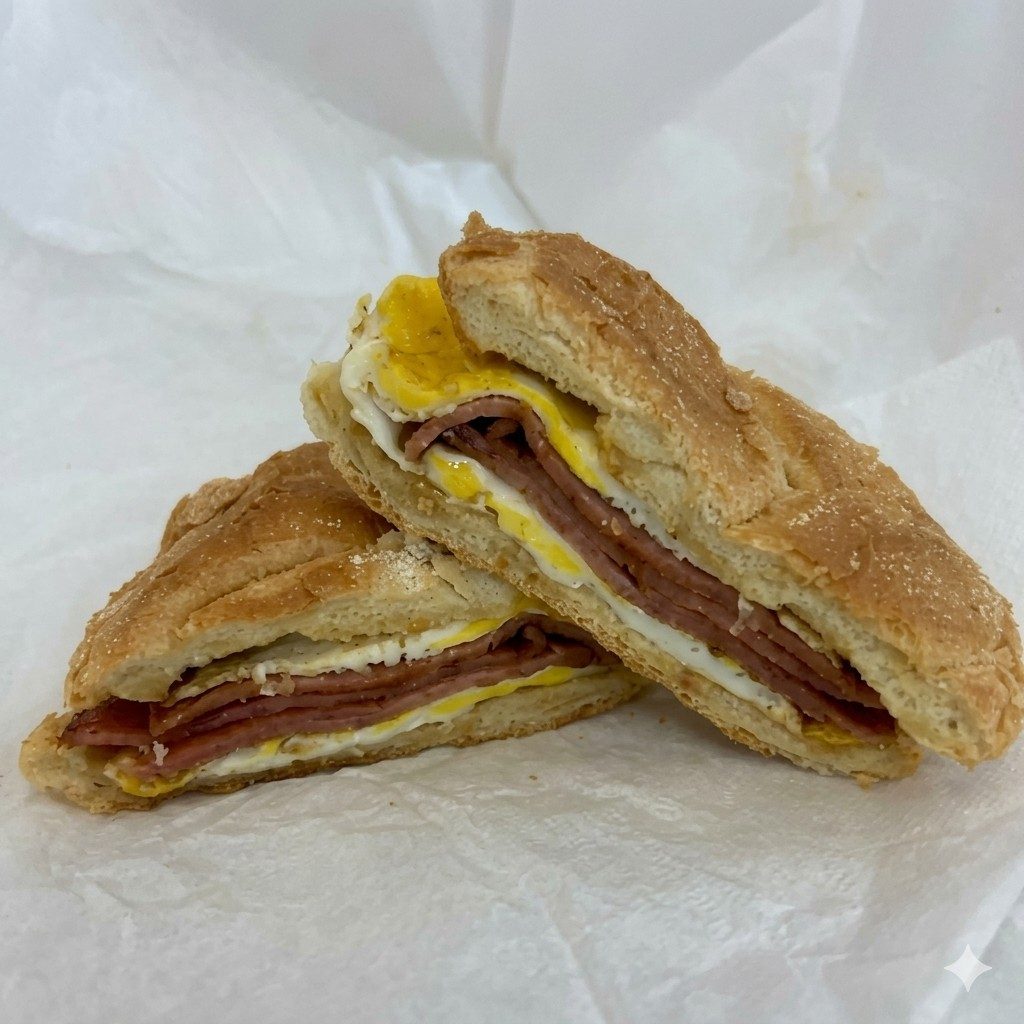 Two Eggs on a Roll.
