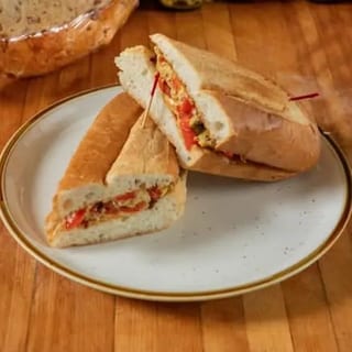 Peppers and Egg Sandwich
