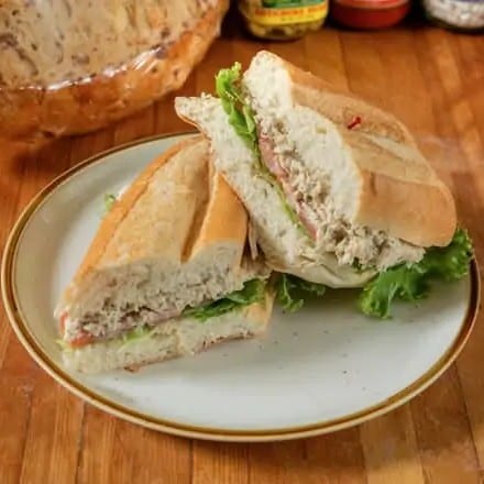 Chicken Salad Hero.